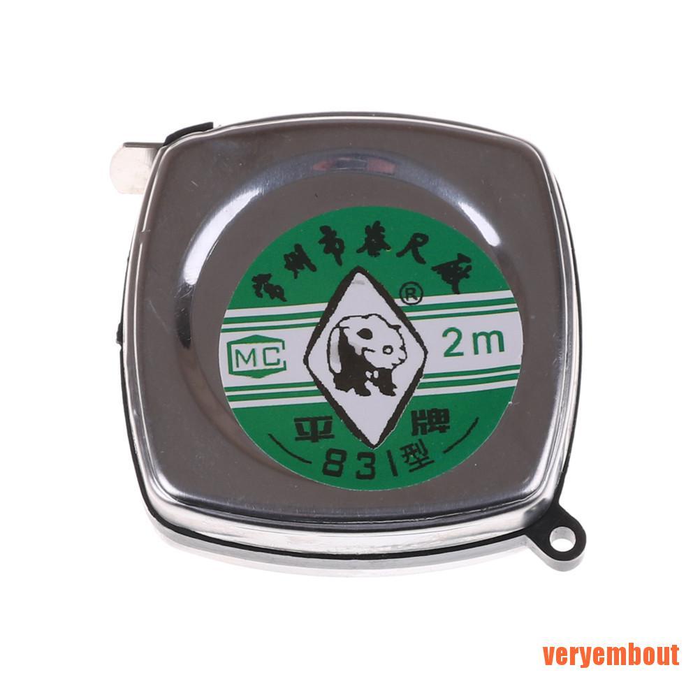 Thước Dây Mini 2m Bằng Kim Loại Có Thể Thu Gọn Tiện Dụng