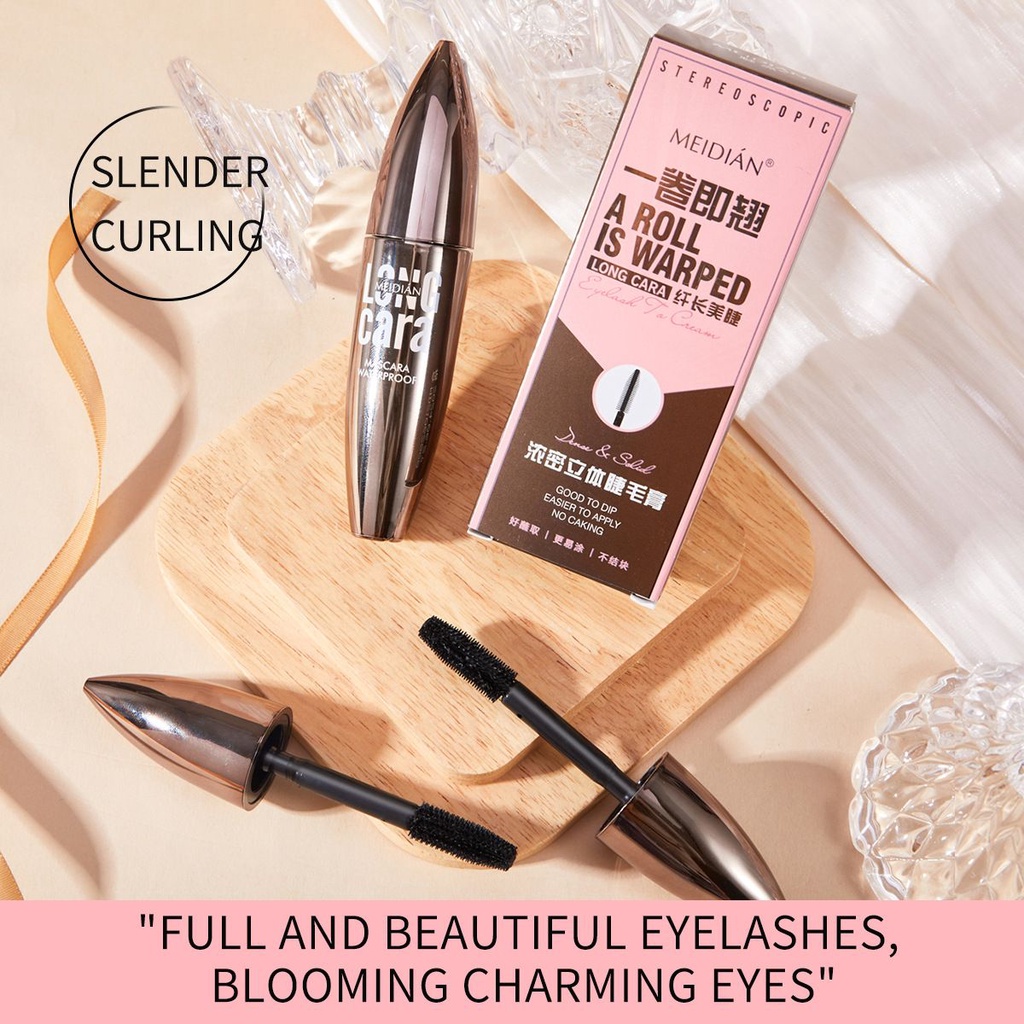 Mascara 4D Màu Đen Kháng Nước Lâu Trôi Chuốt Dài Mi