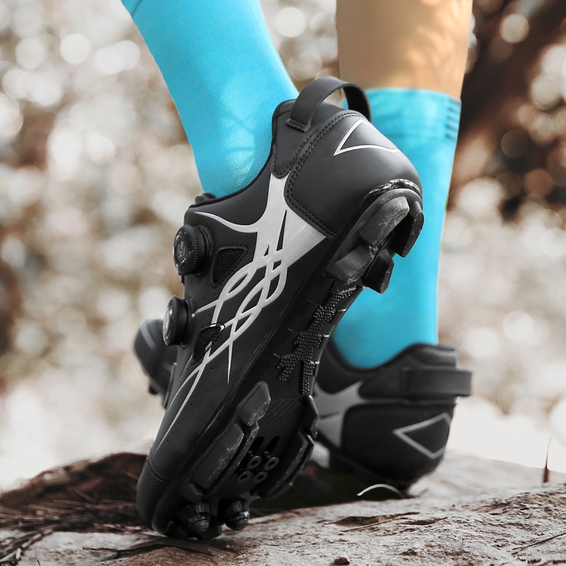 【CEYMME】Giày Đi Xe Đạp Leo Núi mtb Biking Có Khóa Chống Trượt Thoáng Khí Chuyên Nghiệp Thoải Mái Thời Trang Hàn Quốc Tự Khóa Chuyên Nghiệp Và Mới