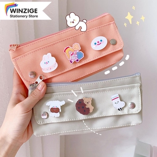 bóp viết dễ thương canvas Winzige Túi Đựng Bút Bằng Vải Canvas Cỡ Lớn Hình Đáng Yêu