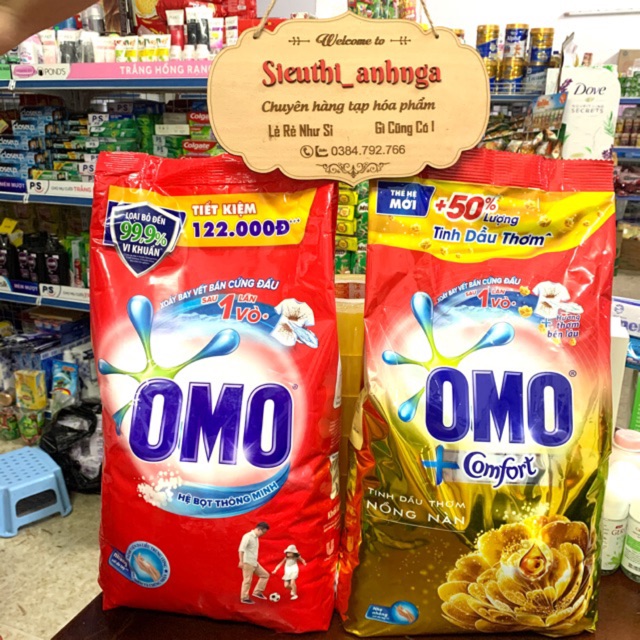 Bột Giặt Tay Omo 6kg/5,5kg Hương Comfort