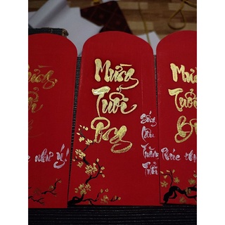 lì xì thư pháp