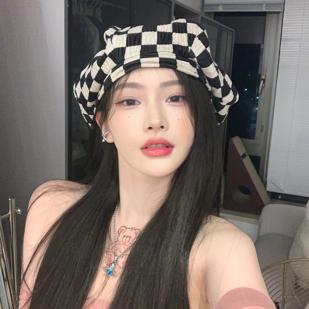 Mũ nồi, mũ beret chất đanh, xịn, sang chảnh, 2 lớp