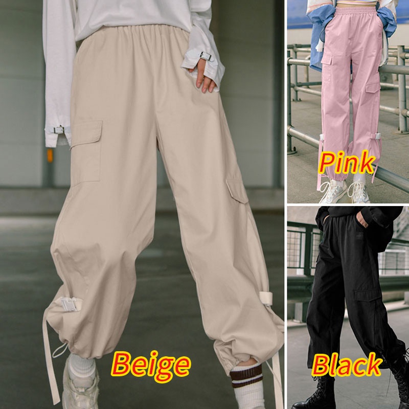 Quần dài ống rộng Zanzea lưng thun co giãn phong cách hàn quốc thời trang cho nữ