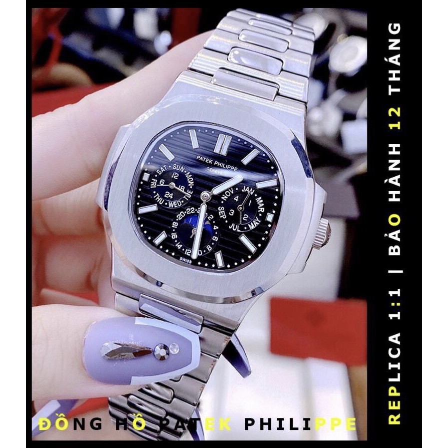 Đồng Hồ Nam Automatic Dây Thép Cao Cấp Đồng Hồ Cơ Nam Patek Chống Nước - LUTOS Việt Nam