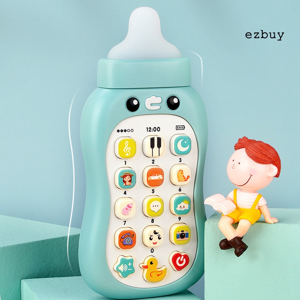 Điện thoại đồ chơi hình bình sữa bằng nhựa ABS dành cho bé
