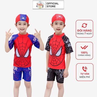 Bộ Đồ Bơi Bé Trai Sportkids Từ 3 Tuổi Đến 12 Tuổi In Hình Siêu Nhân Nhện