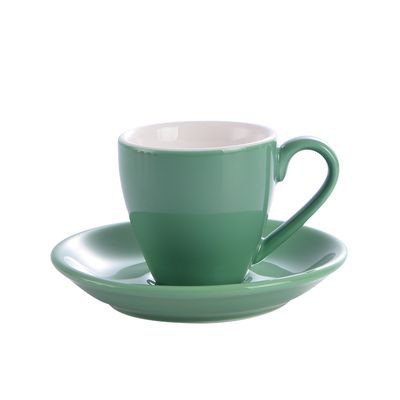 Bộ Tách cà phê espresso Men sứ Bát Tràng - Dung Tích 70ml kèm đĩa kê