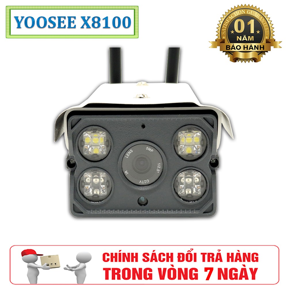 Camera Giám Sát Ngoài Trời Yoosee X8100 Hỗ Trợ Đàm Thoại 2 Chiều