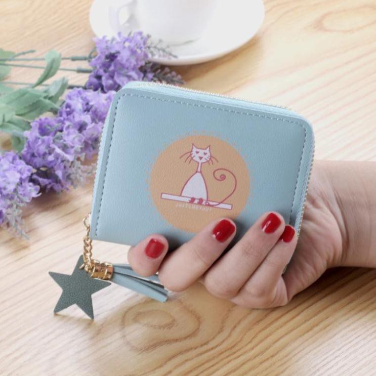 Ví nữ nhỏ gọn bỏ túi mini cao cấp cầm tay đựng tiền cute 141 LENDA STORE