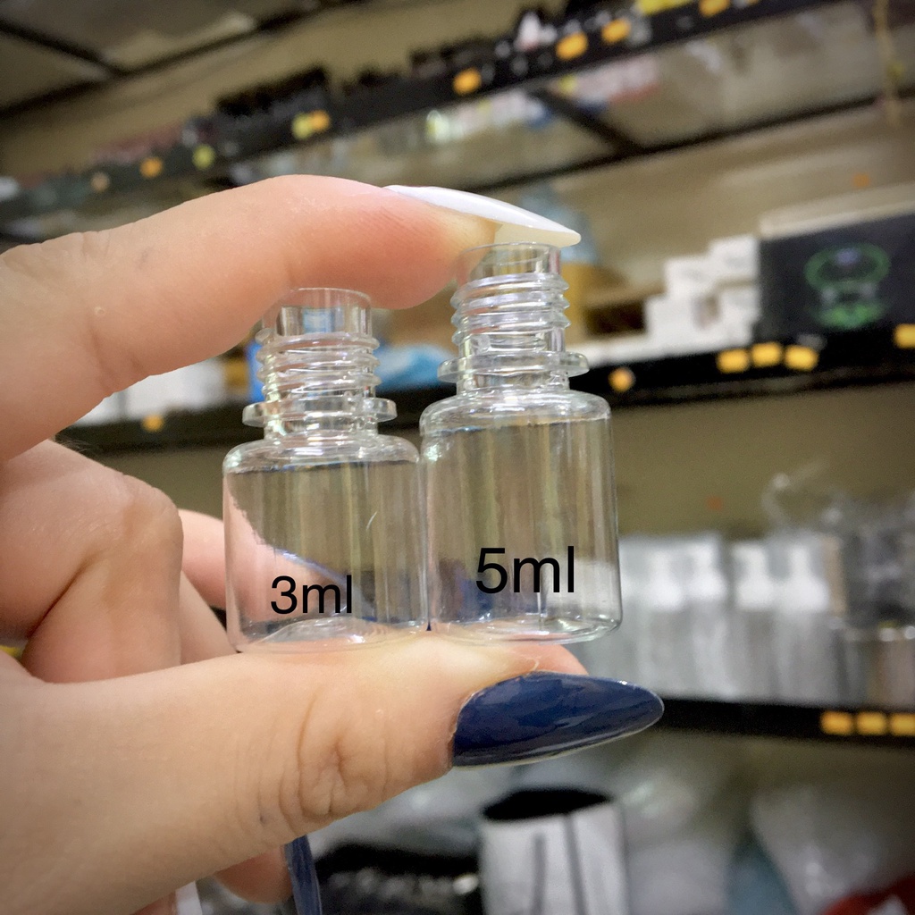 Lọ Chiết Serum Chiết Tinh Dầu Làm Đẹp Và Chiết Mực Xăm 3ml 5ml 10ml | Phụ Kiện Spa