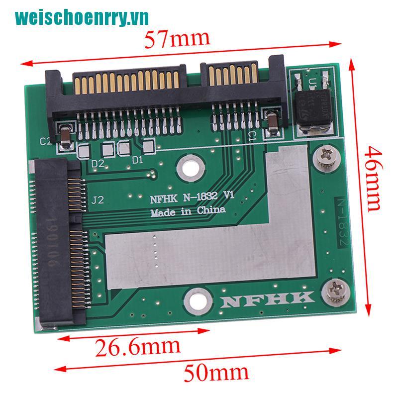 Weis♪Bo Mạch Chuyển Đổi mSATA SSD Sang 2.5 '' SATA 6.0Gbps