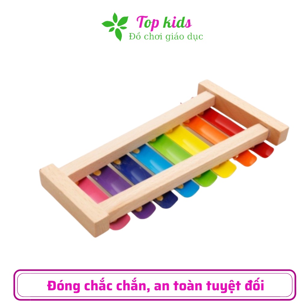 Đồ chơi gỗ thông minh montessori đồ chơi sáng tạo đàn gỗ 8 quãng Xylophone cho bé trai bé gái 1 2 3 4 5 6 tuổi - TOPKIDS