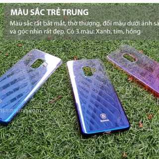 Ốp lưng Baseus đổi màu Galaxy S9 chính hãng ( Đổi màu theo góc nhìn )