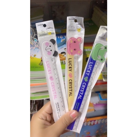 Thước kẻ học sinh mẫu đẹp 15cm