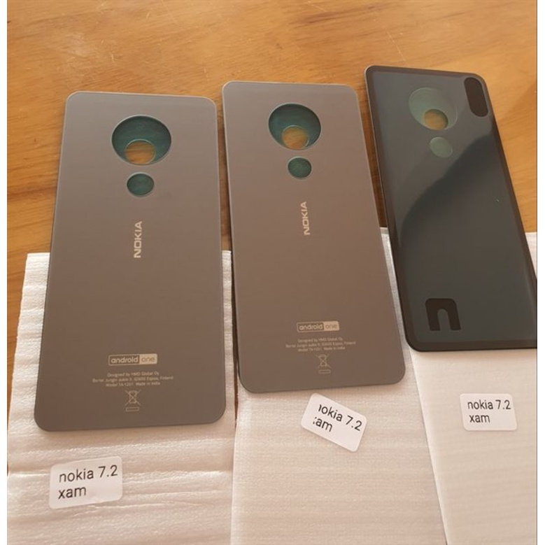 Nắp lưng nokia 7.2 nokia 6.2 bằng kính bao test