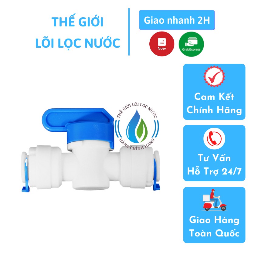 Van bình áp giúp ổn định áp lực và có khoá để chủ động đóng mở khi cần thiết