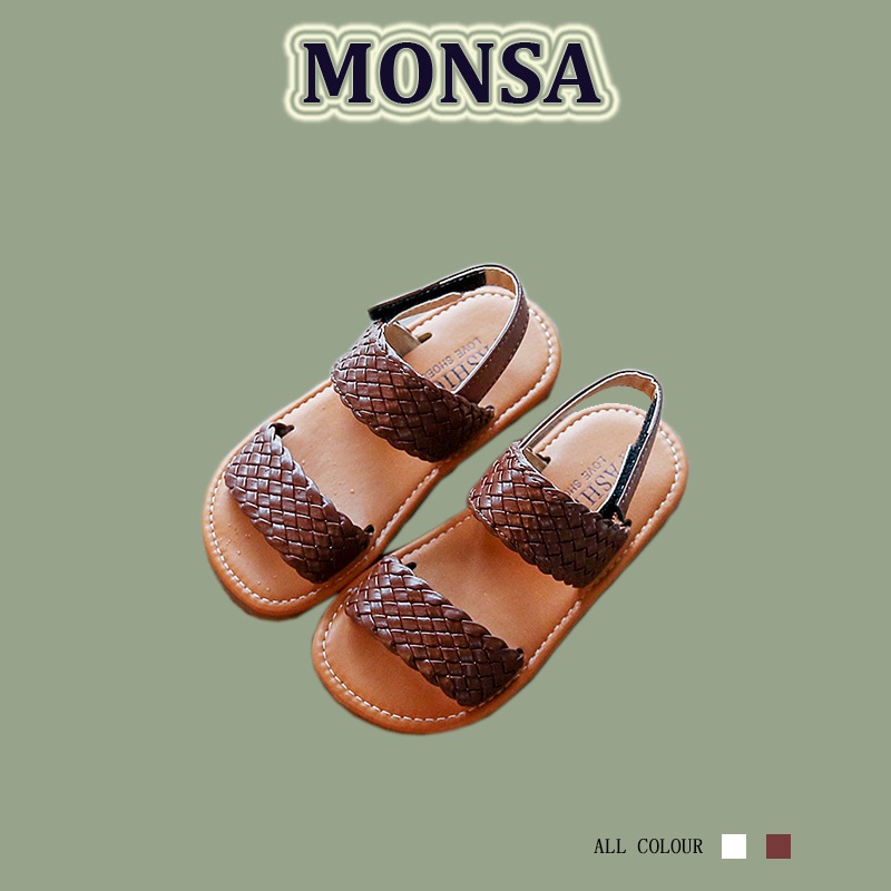 Xăng Đan Quai Dán Chống Trượt Màu Sắc Xinh Xắn Dành Cho Bé Gái 2-12 Tuổi BT-0011  giày cho bé gái  giày  sandal bé gái
