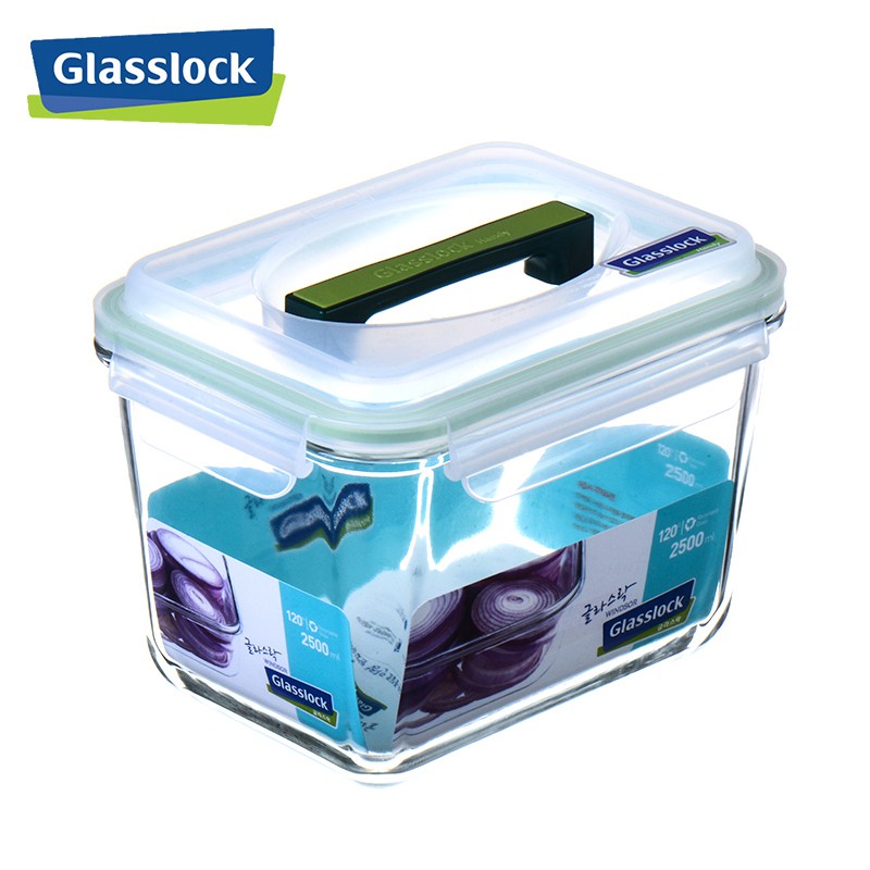 Hộp thủy tinh cường lực Glasslock MHRB250 2500ml Hàn Quốc - Larva Store