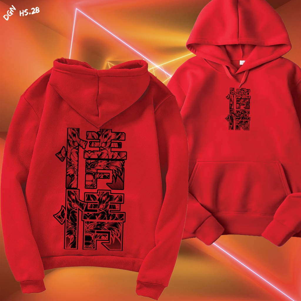 Hoodie đỏ áo đẹp giá tốt HS.28
