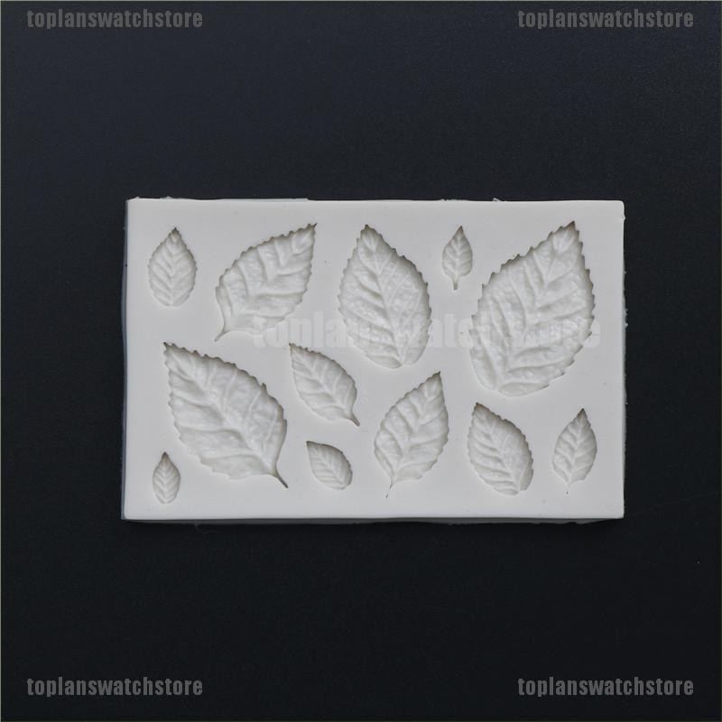 Khuôn Silicone Tạo Hình Chiếc Lá Trang Trí Bánh