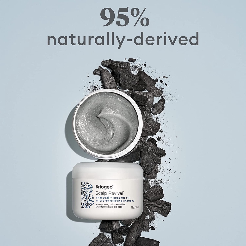 Sample dầu gội tẩy tế bào chết Briogeo Scalp Revival™ Charcoal + Coconut Oil 11.8ml