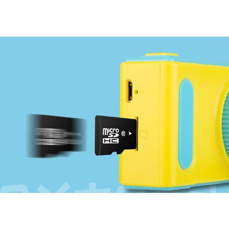 Máy Chụp Ảnh Kỹ Thuật Số Mini Kid Camera 2MP thẻ nhớ 16gb phụ kiện chụp ảnh đồ chơi t | BigBuy360 - bigbuy360.vn