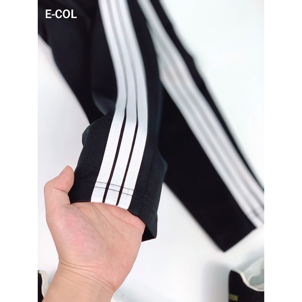 Quần jogger thể thao cho cả nam và nữ,Quần nỉ 3 Sọc vải poly cao cấp dày đẹp form chuẩn co giãn tối đa