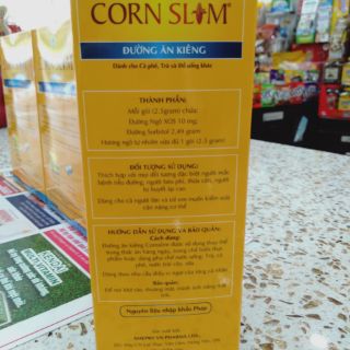 Đường Ăn Kiêng Corn Slim