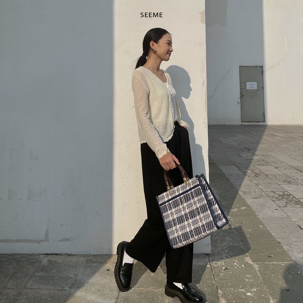 Túi đeo chéo công sở nữ canvas SEEME Lami Bag