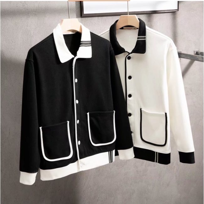 Áo khoác cổ bẻ dày  nam dặn phong cách hàn quốc trẻ trung cho unisex áo khoác nam đẹp fashionlông  cừu để giữ ấm  áo khoác