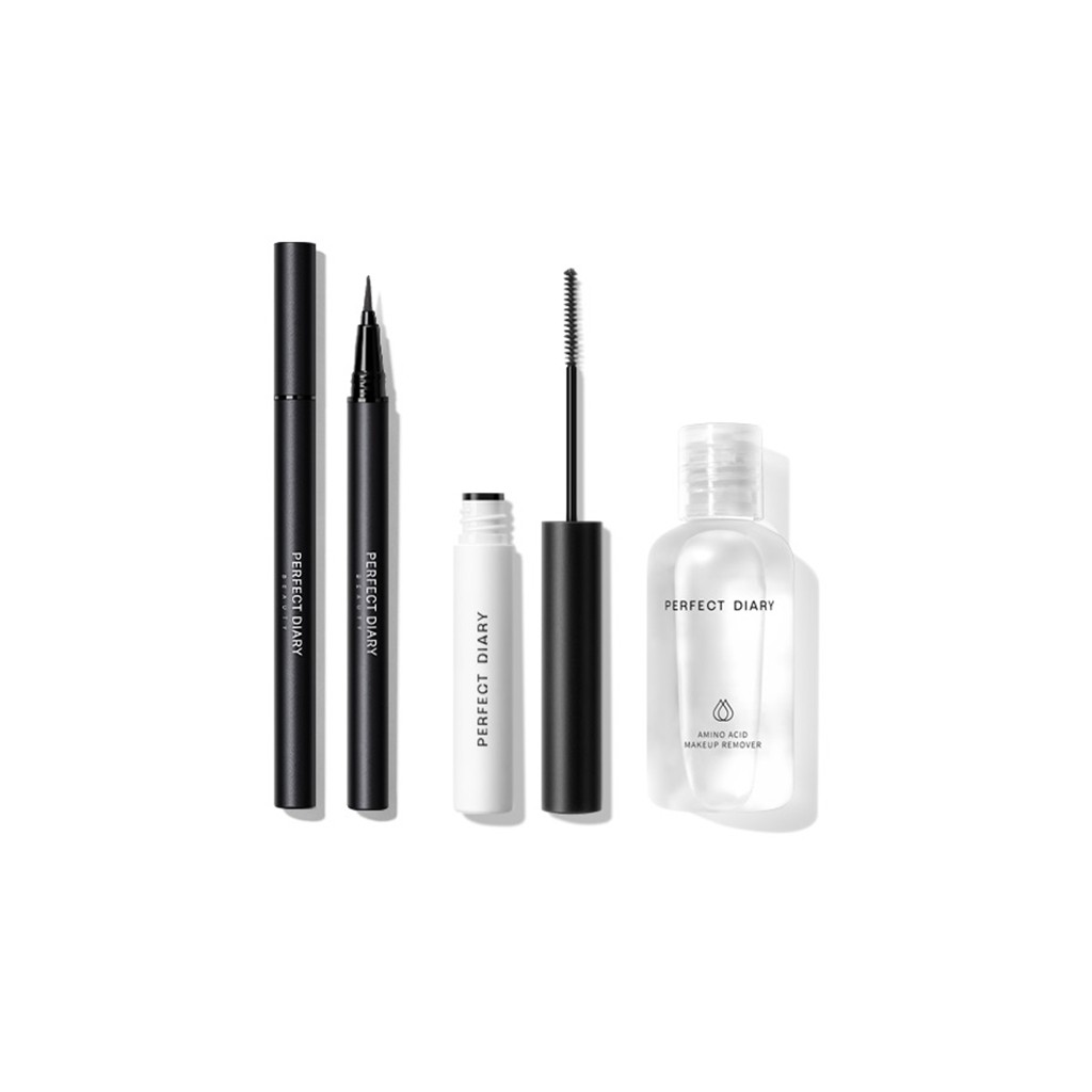 Set Mascara 4.5g +Bút Kẻ Mắt 4.5g +Chì kẻ chân mày 0.28g Perfect Diary