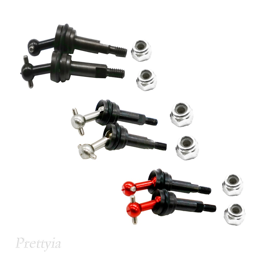 1 Cặp Trục Truyền Động Bằng Kim Loại Cho Xe Hơi Điều Khiển Từ Xa WLtoys K969 K989 P929 1 / 28