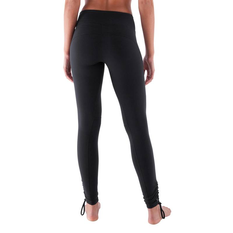 Quần legging tập yoga Decathlon KIMJALY 900 cho nữ màu đen big size XL/W38 L29