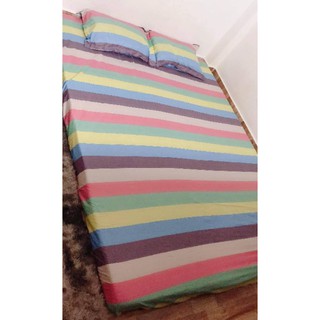 BỘ GA COTTON POLY KÈM VỎ GỐI