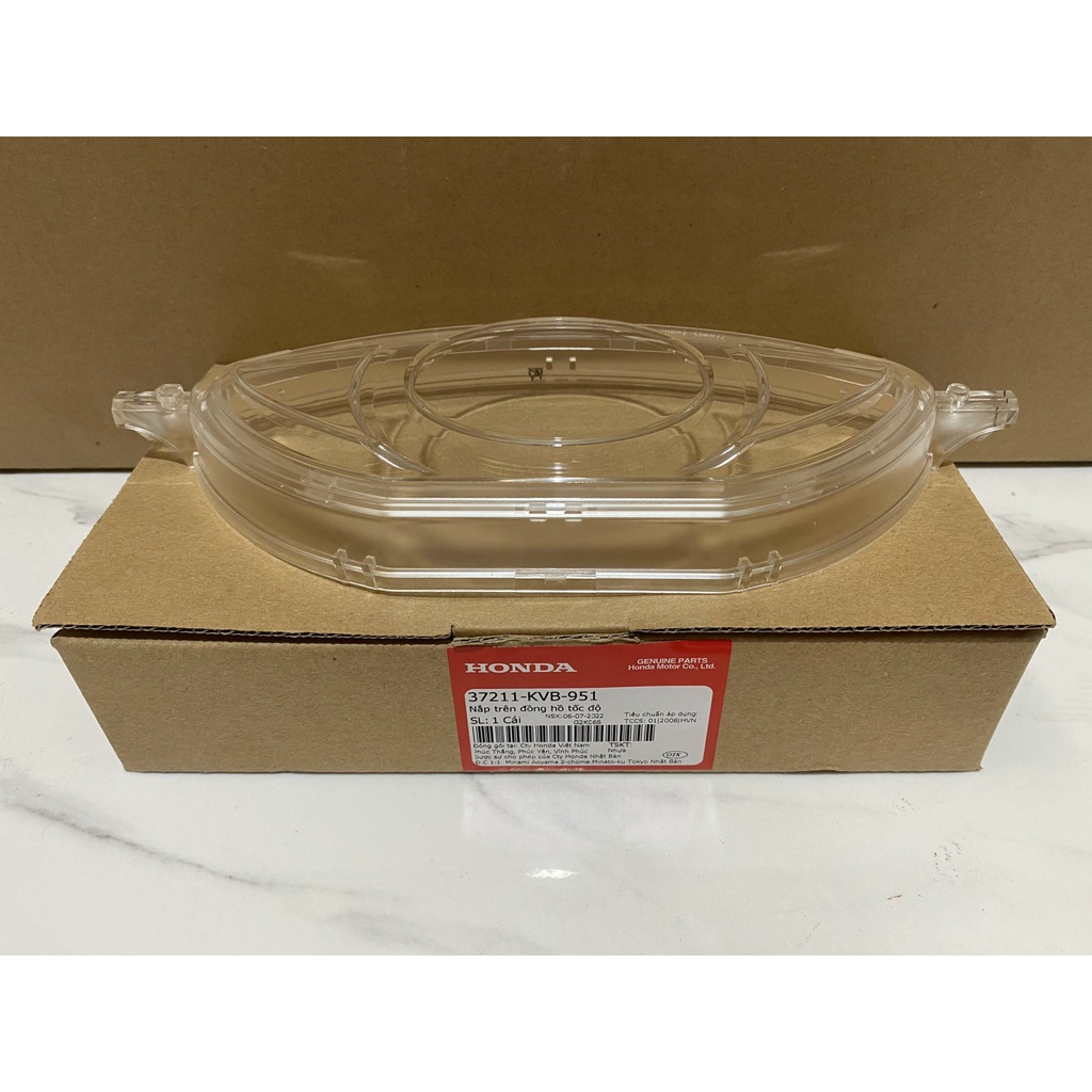 Nắp trên đồng hồ tốc độ - kính đồng hồ HONDA CLICK 110.