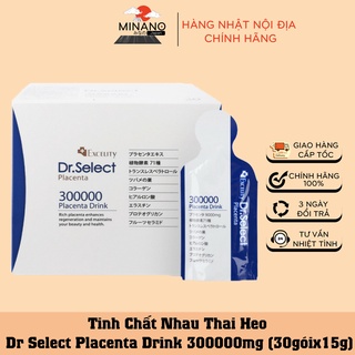 Nước uống tinh chất nhau thai heo dr. select placenta drink 300000 hộp 30 gói