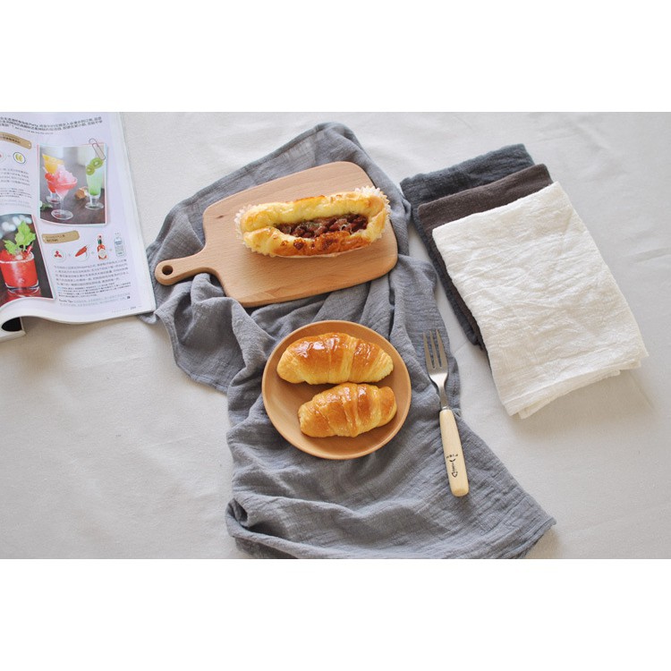 Khăn trải bằng vải cotton linen đơn giản phong cách Nhật Bản đa dụng