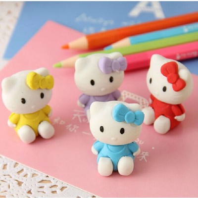 Tẩy Bút Chì Hình Mèo Kitty Ngộ Nghĩnh (Màu Ngẫu Nhiên)