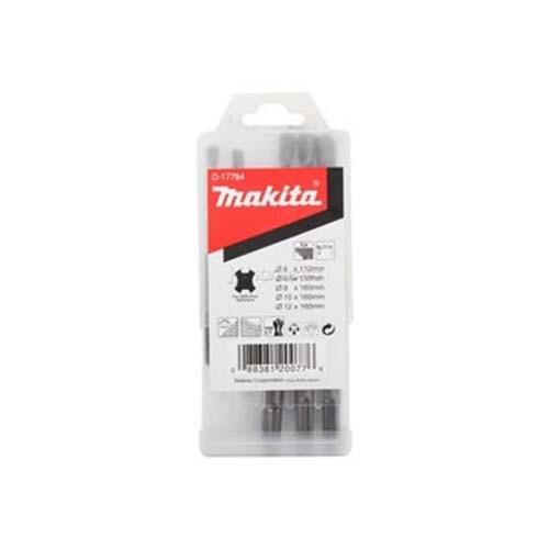 Bộ mũi khoan bê tông đầu gài sds makita d-17784