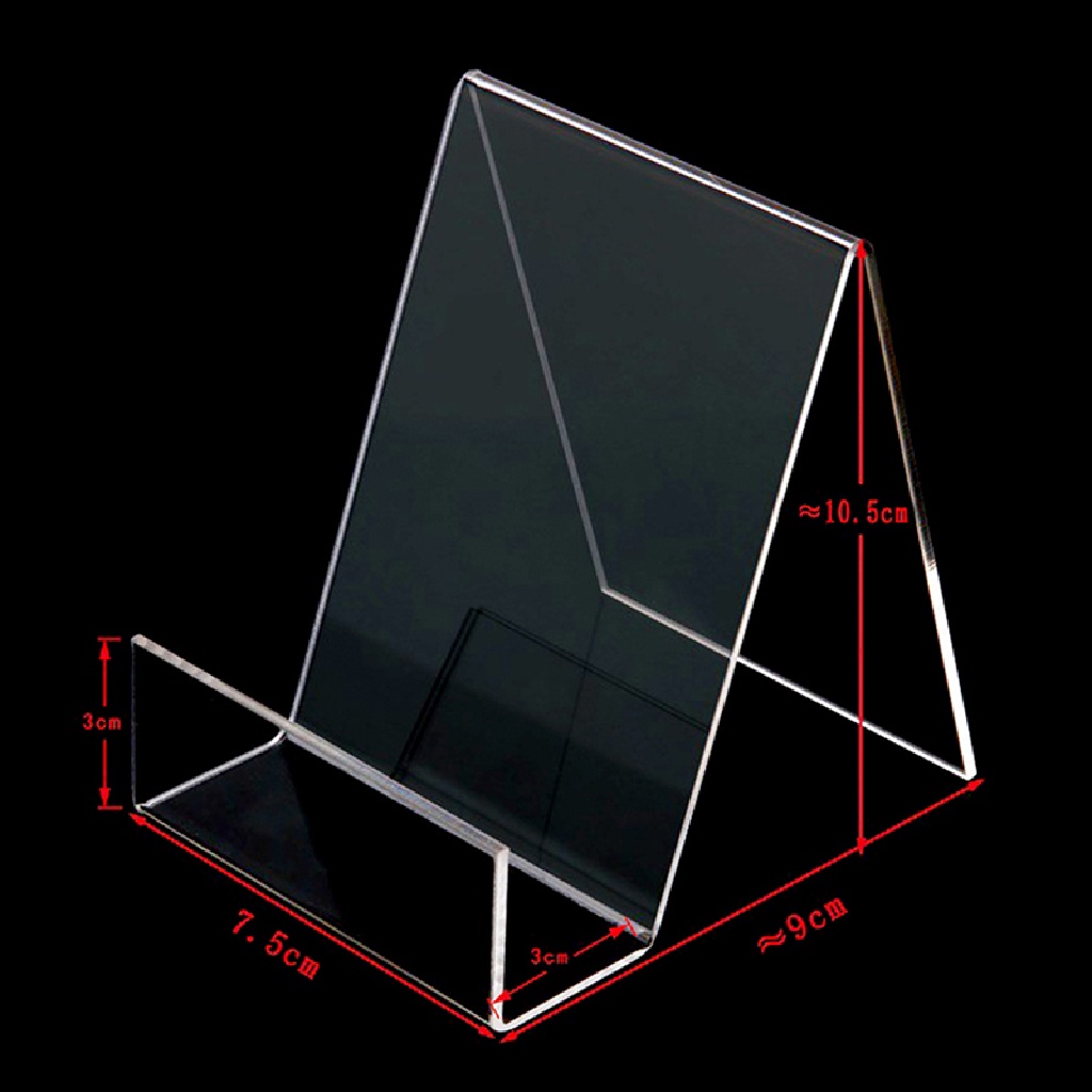 Giá Đỡ Trưng Bày Sách Bằng Acrylic Trong Suốt