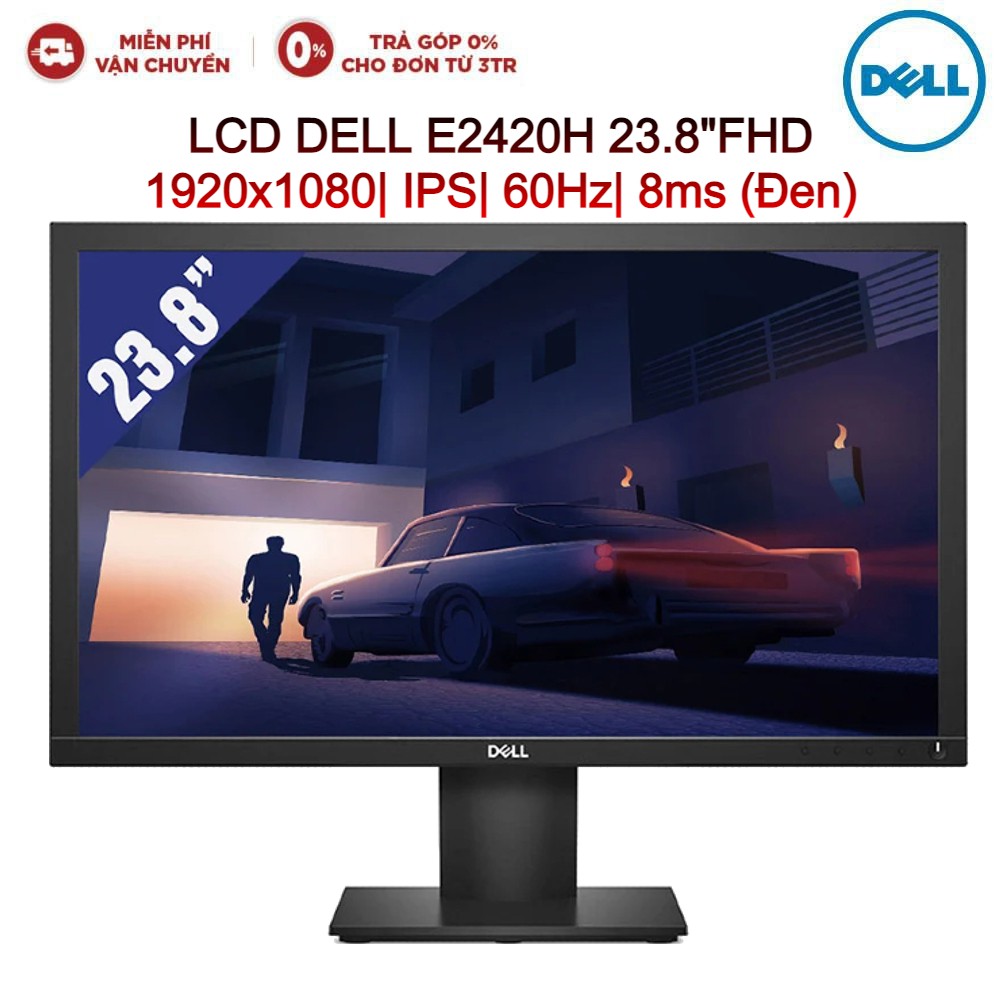 Màn hình LCD DELL E2420H 23.8"FHD 1920x1080| IPS| 60Hz| 8ms (Đen)