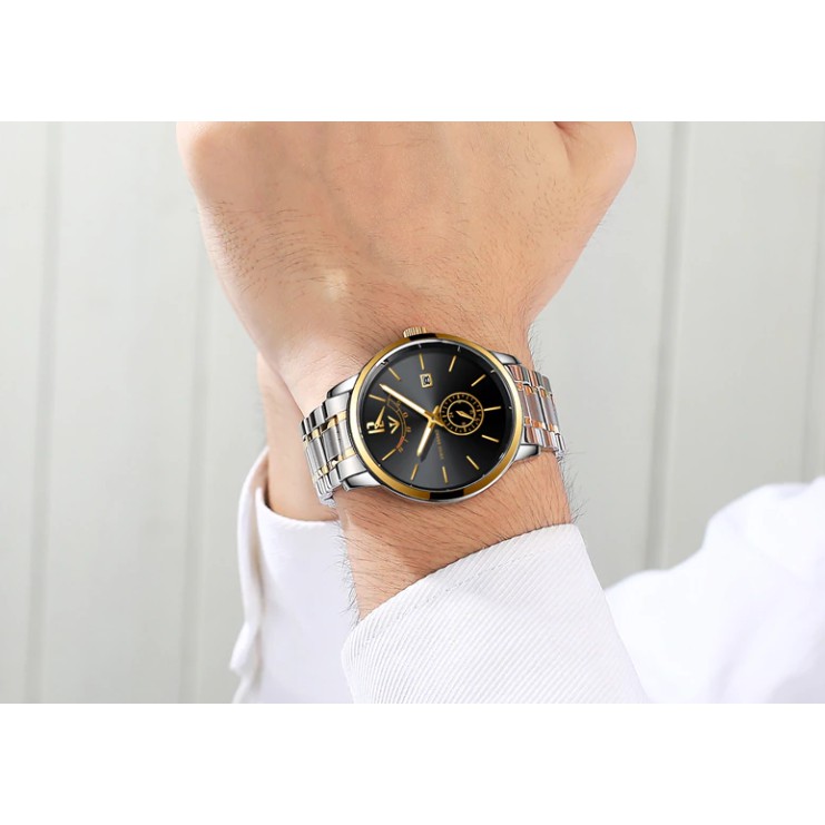 Đồng hồ nam dây thép đặc Nibosi 2318 fullbox | BigBuy360 - bigbuy360.vn