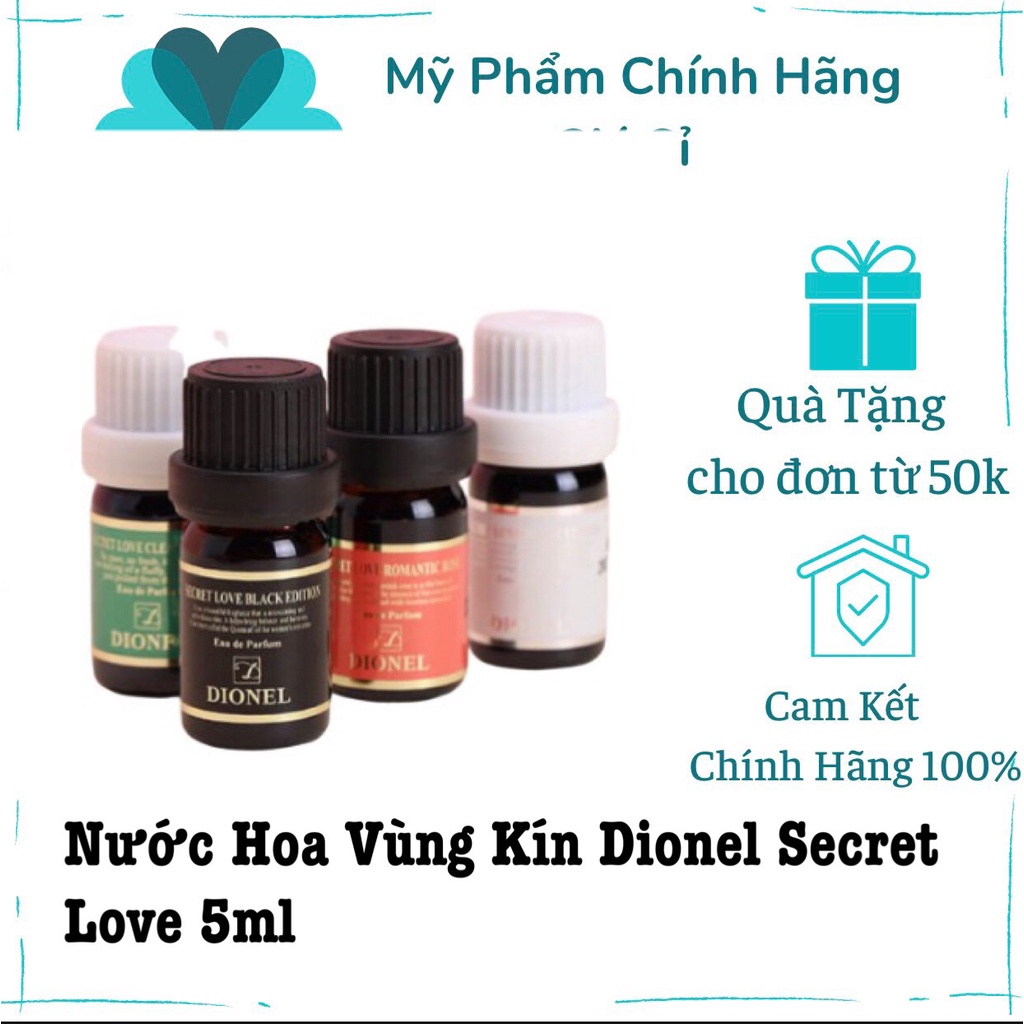 Nước Hoa Vùng Kín Dionel Secret Love 5ml