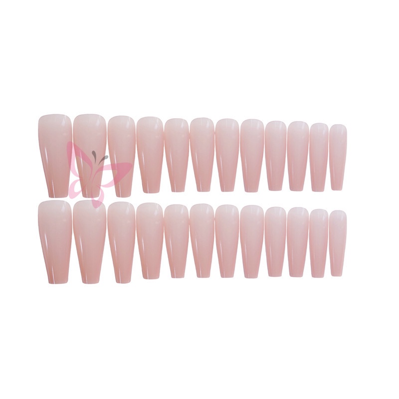 Set 24 Miếng Dán Móng Tay Trong Suốt Nina CS-93