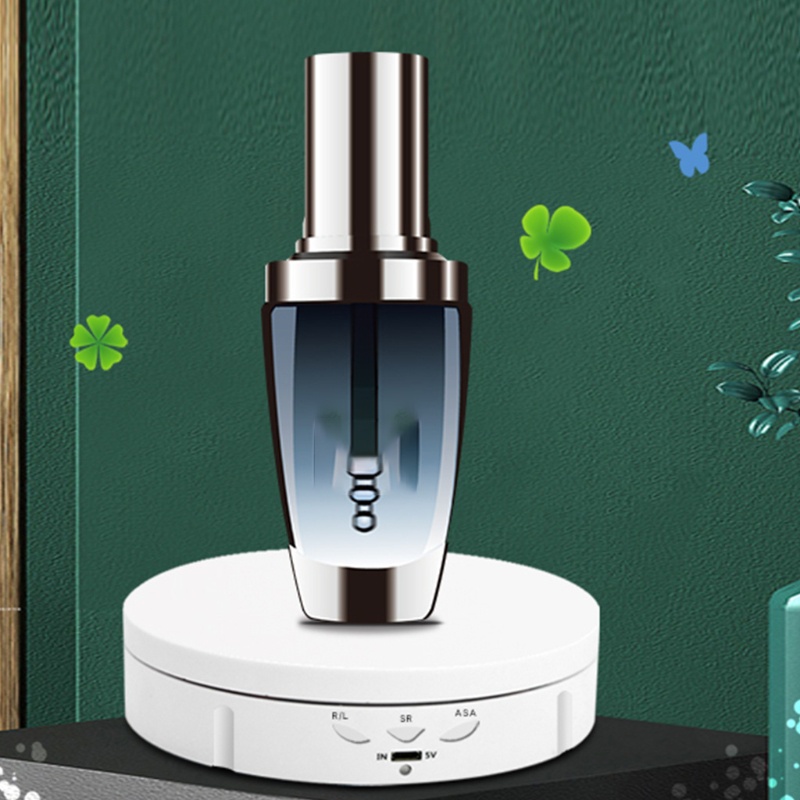 Giá Đỡ Trang Sức Điện Tử 3 Tốc Độ Có Thể Xoay Và Xoay Và Màn Hình Hiển Thị Dùng Pin Sạc USB