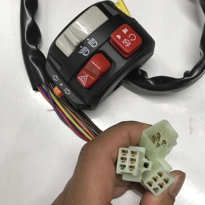 Cùm Công Tắc HoneyWell 7 Chức Năng Cho Mọi Loại Xe 2 Bánh