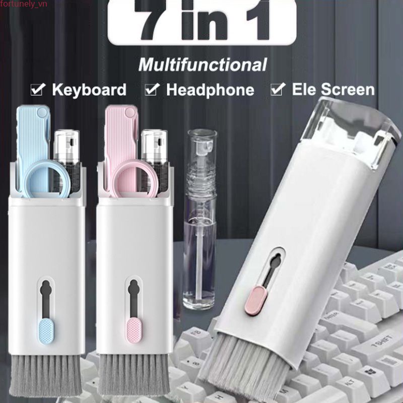 Dụng cụ vệ sinh làm sạch 7 trong 1 thích hợp cho Airpods 3 Pro và bàn phím cơ máy tính