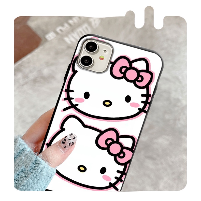 Ốp Điện Thoại Silicone Mềm In Hình Hello Kitty Cho Oppo F17 F11 F9 Pro F15 F7 F5 F3 F1S