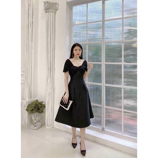 Đầm Nơ Dự Tiệc Dáng Xòe